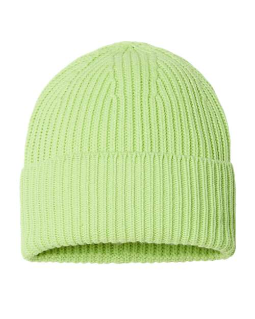 Atlantis Headwear Sustainable Chunky Rib Cuffed Beanie OAK Chunky Rib Cuffed Beanie OAK